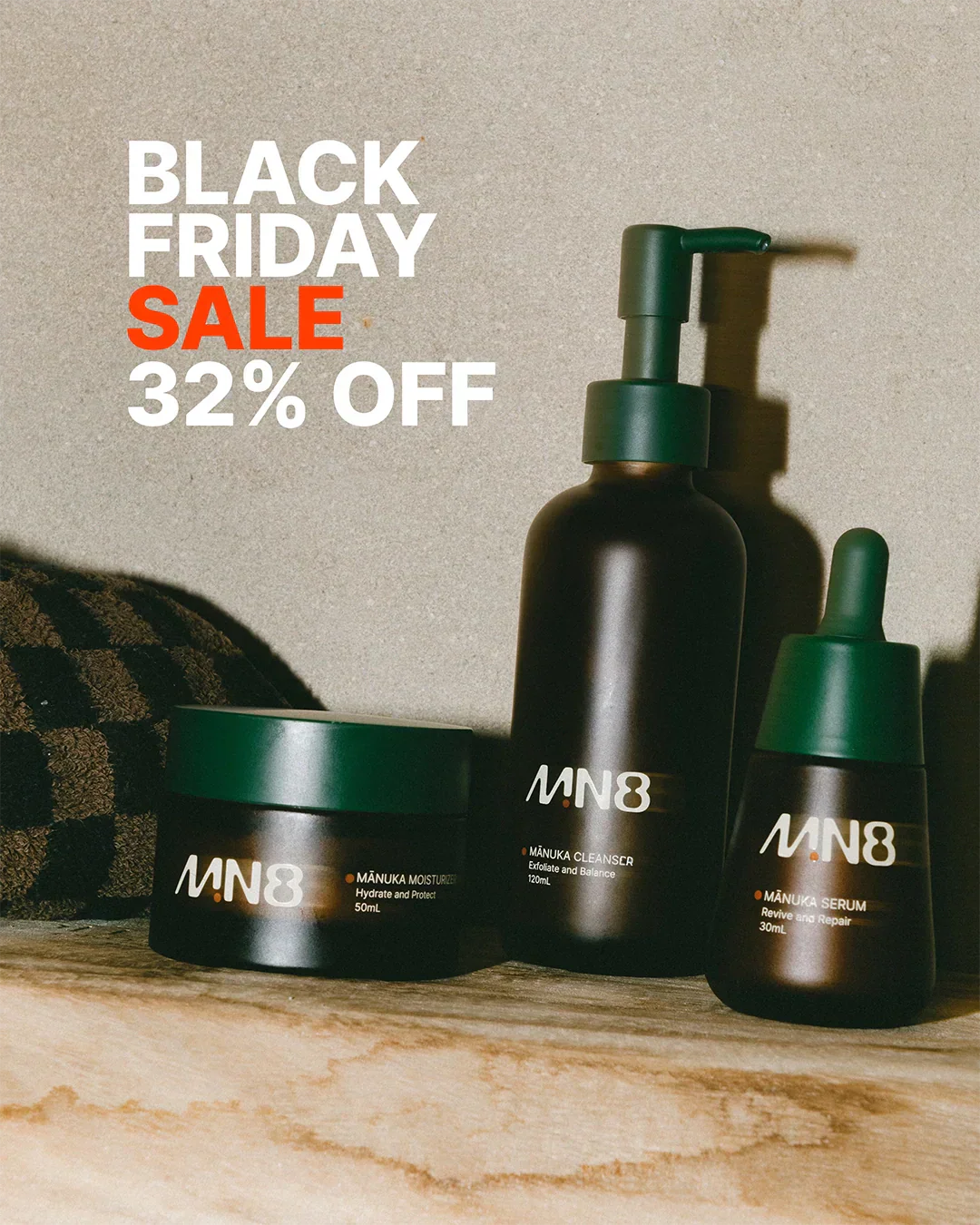 MN8 JOURNAL 013 | MN8's Black Friday Sale: Your Best Chance to Save on Premium Mānuka Skincare