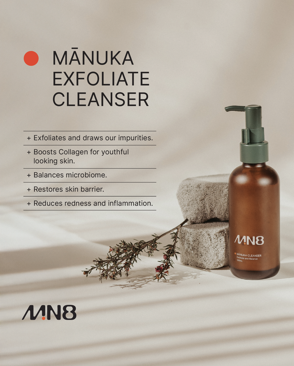 MĀNUKA EXFOLIATE CLEANSER
